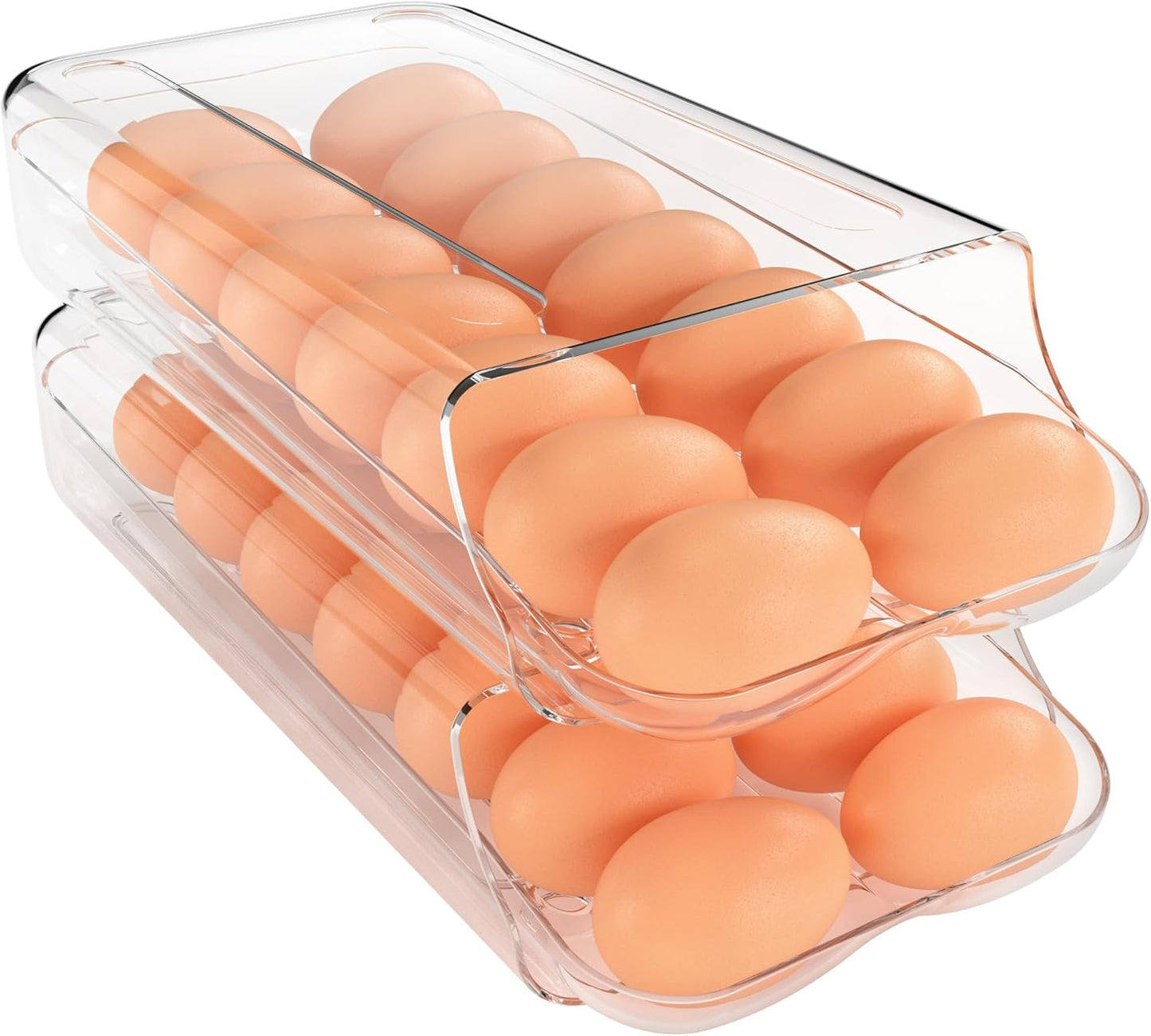 ๐ฅ Keep Your Eggs Fresh & Organized โ Premium Egg Organizer Tray for Fridge & Kitchen Storage!