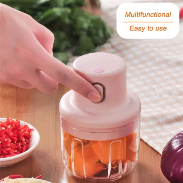 ⚡ Wireless Electric Chopper – Chop Smarter, Not Harder!