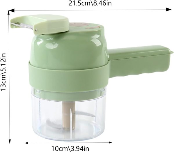 Revolutionize Your Kitchen with the Electric Vegetable Cutter Set – Chop, Slice & Blend in Seconds!