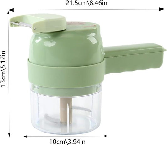 Revolutionize Your Kitchen with the Electric Vegetable Cutter Set – Chop, Slice & Blend in Seconds!