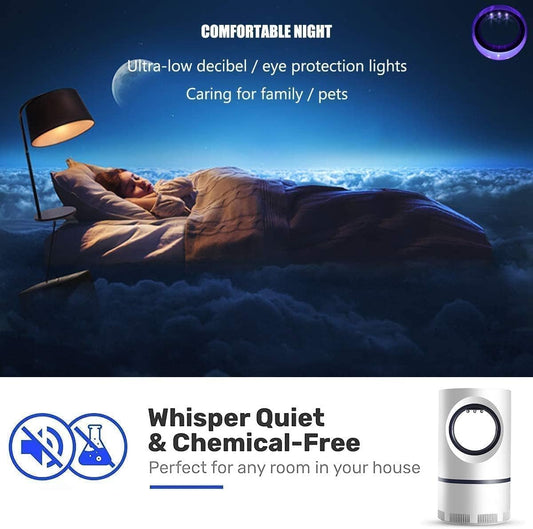 Say Goodbye to Mosquitoes with the Electronic Mosquito Killer Lamp – Safe, Silent & Effective Pest Control!