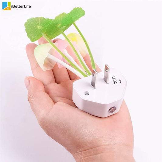 Mushroom Night Light | Led Night Lights | Flower Lamp Bedroom Baby Room Lamps For Family, Friend Or Kids Gifts (random Colors)