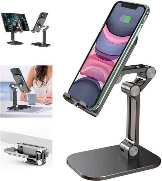 Foldable, Portable Mobile Stand, Mobile Holder (random Color)(angle Height Adjustable)